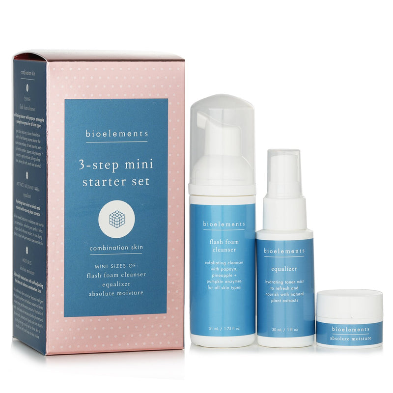 Bioelements 3-Step Mini Starter For Combination Skin Set  3pcs