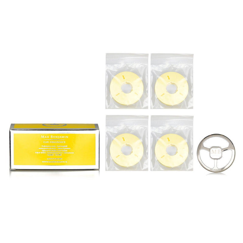 Max Benjamin Car Fragrance Refill Set - Lemongrass & Ginger