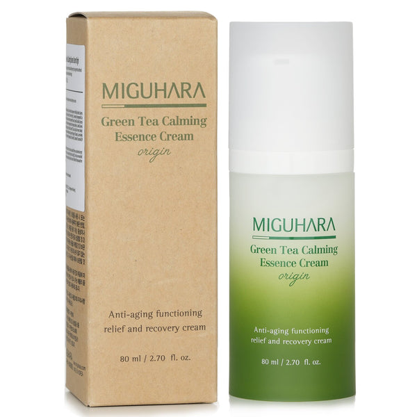 MIGUHARA Green Tea Calming Essence Cream Origin  80ml/2.7oz