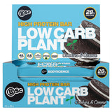 Body Science High Protein Low Carb Plant Bar 45g - Cookies & Cream 12 Box