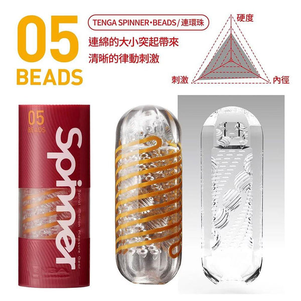 TENGA Spinner 05 Beads Ceiling Beaded Aircraft Cup  1pc