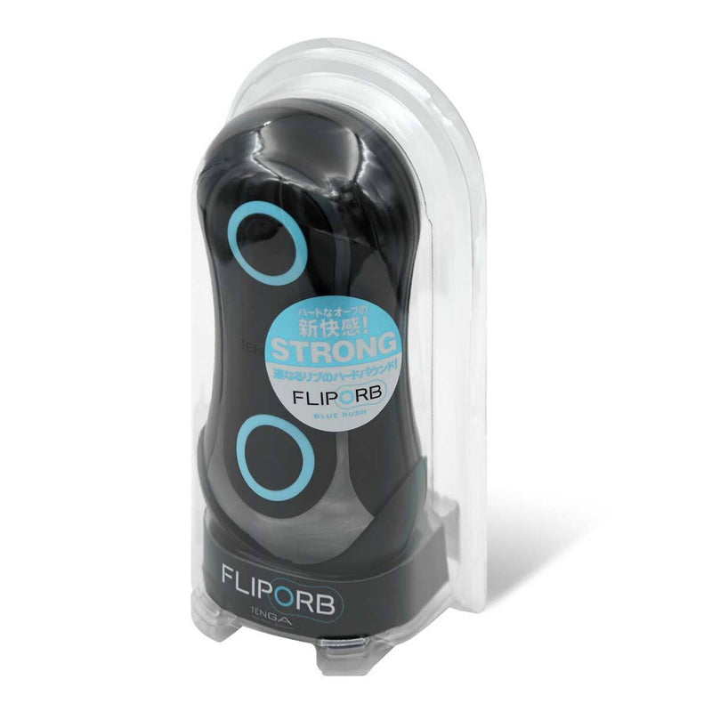 TENGA Flip Orb Strong Wave Rotip Aircraft Cup - # Blue Rush  1pc