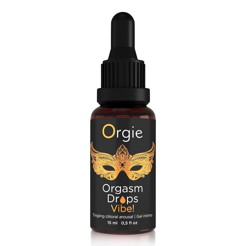 ORGIE Orgasm Drops Vibe Tingling Clitoral Arousal Intimate Gel  15ml/0.5oz