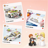 Loz LOZ Creator - Wedding Car  15 x 20 x 8cm