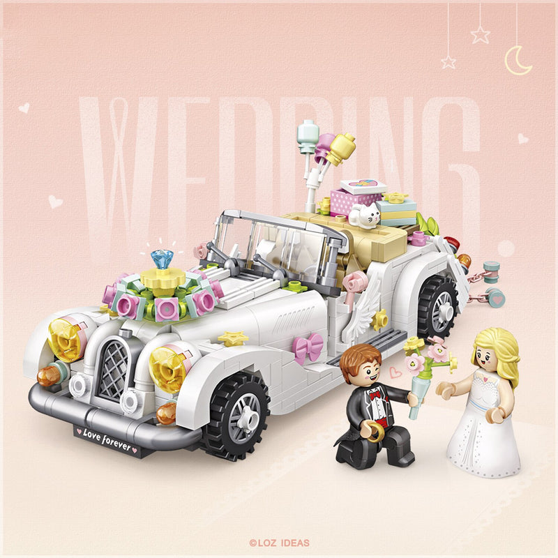 Loz LOZ Creator - Wedding Car  15 x 20 x 8cm