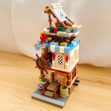 Loz LOZ Street Series - Nautical House  19.5x16.5x4.5cm