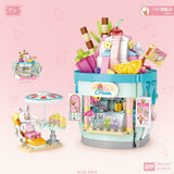 Loz LOZ Dream Amusement Park Series - Foldable Ice Cream Shop  13.5 x 18 x 8cm