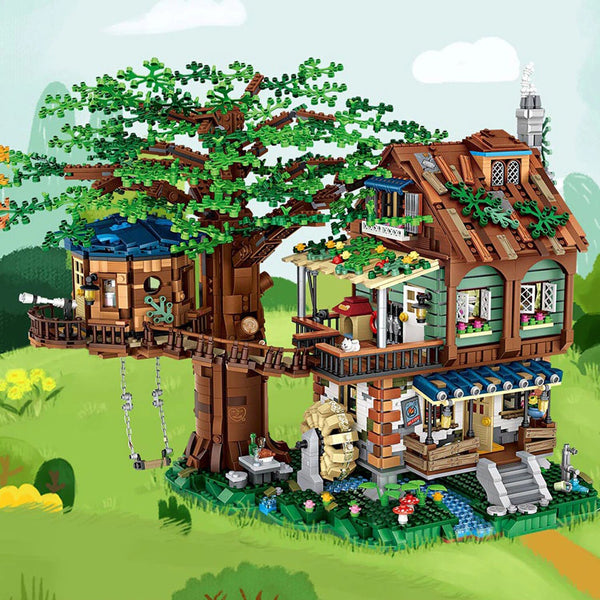 Loz LOZ Mini Blocks - Tree House  41 x 28 x 11 cm