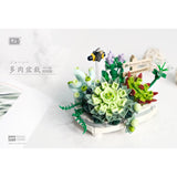 Loz LOZ Mini Blocks - Eternal Flowers Garden Series - Succulent Potted Plant  10 x 6 x 22 cm