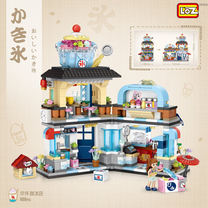 Loz LOZ Mini Blocks - Japanese Shaved Ice Shop  15 x 20 x 8cm