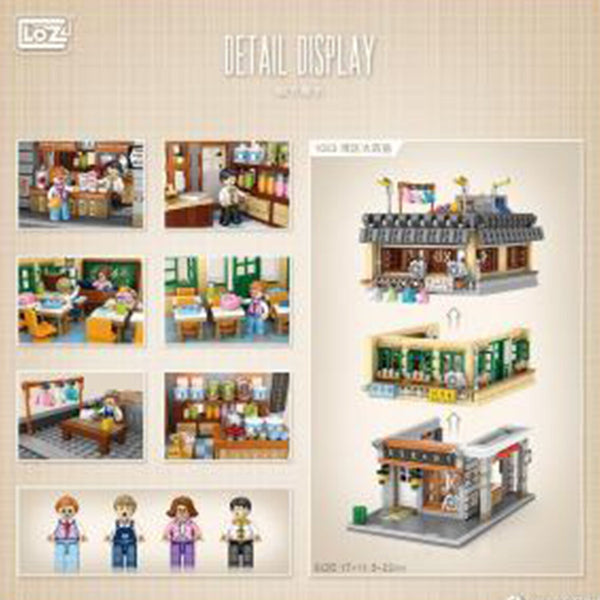 Loz LOZ Creator Series - Bay Area Medicine Shop  40 x 28 x 9.5cm