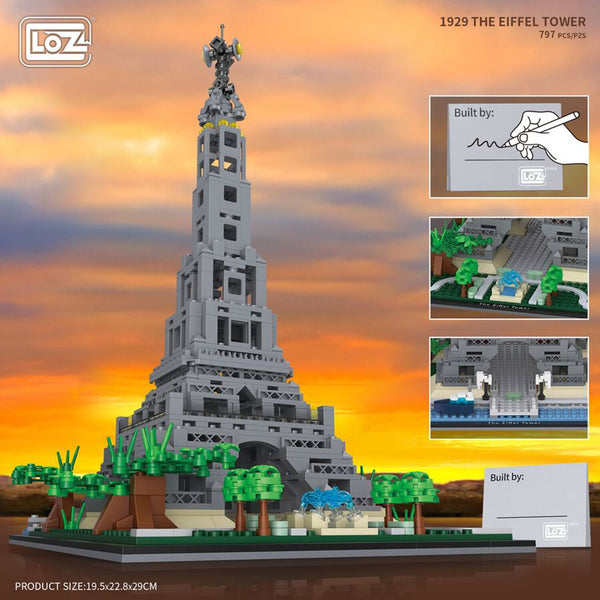 Loz LOZ Ideas Mini Block - Ai Fei'er Tower  26 x 19 x 8 cm