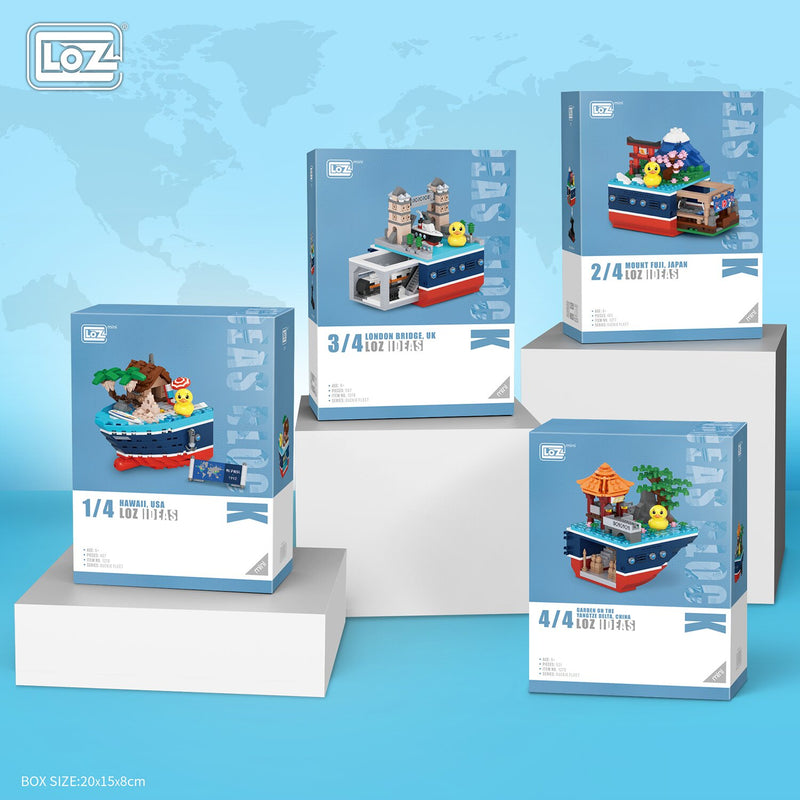 Loz LOZ Duck Fleet Series - Mount Fuji  11 x 11 x 11cm