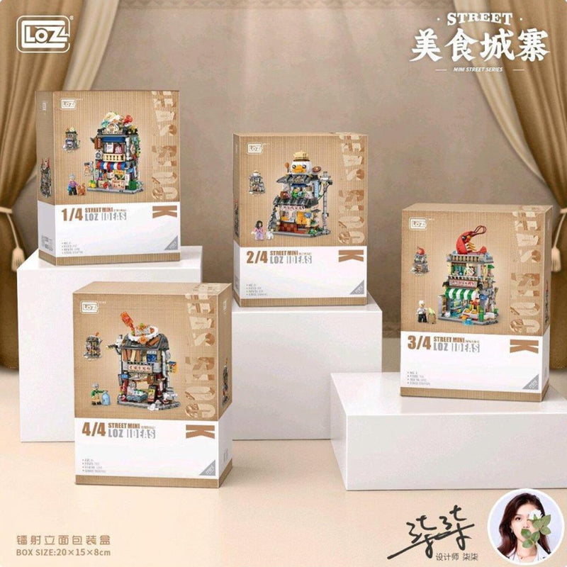 Loz LOZ Mini Block - Rice Roll Shop  20 x 15 x 8cm