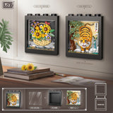 Loz LOZ Ideas Series -Tiger Down The Mountain Pixel Painting  34 x 25 x 9cm