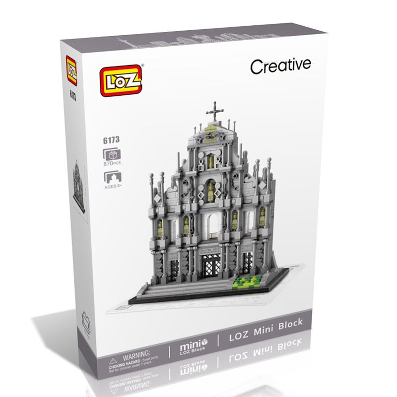 Loz LOZ Creator -  Macau Ruins of St. Paul's  40x 28 x 6cm