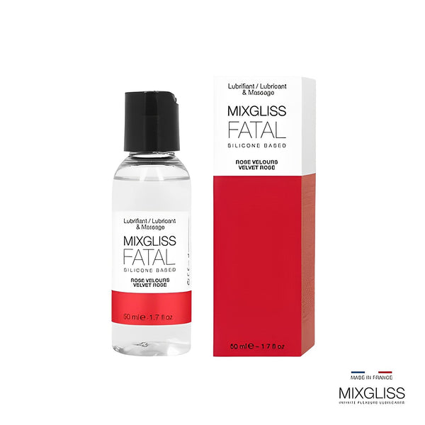 MIXGLISS Fatal 2 in 1 Silicone Based Lubricant & Massage - Velvet Rose  50ml / 1.7oz