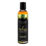 Intimate earth Relax Massage Oil - Lemongrass & Coconut  120ml / 4oz