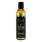 Intimate earth Relax Massage Oil - Lemongrass & Coconut  120ml / 4oz