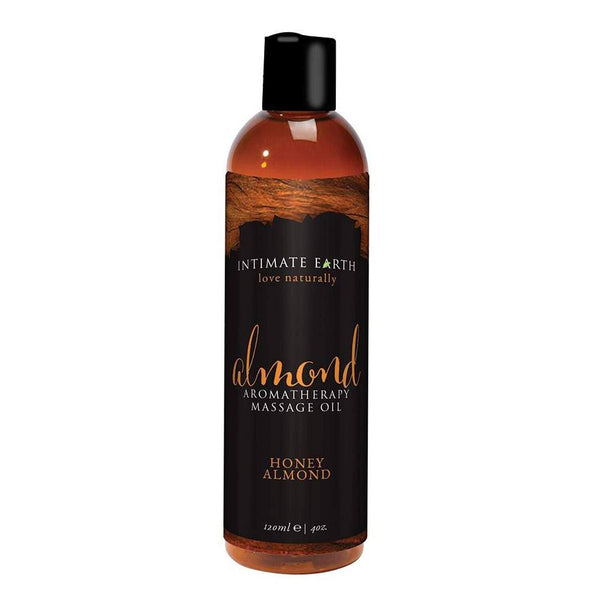 Intimate earth Almond Massage Oil - Honey Almond  120ml / 4oz