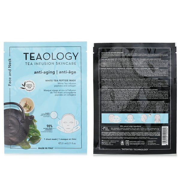 Teaology White Tea Peptide Face & Neck Mask  21ml/0.17oz