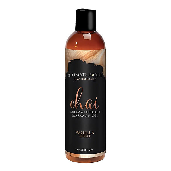 Intimate earth Chai Massage Oil - Vanilla Chai  120ml / 4oz