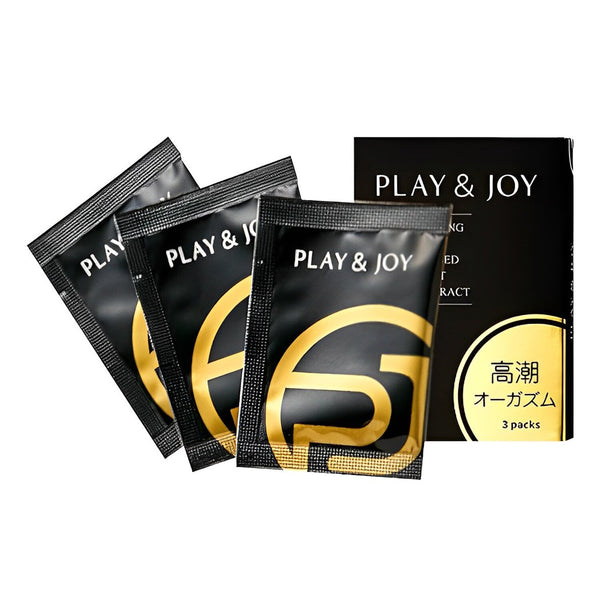 PLAY & JOY Hot & Sexy Water Based Lubricant 3g x 3 Pack  3g x 3