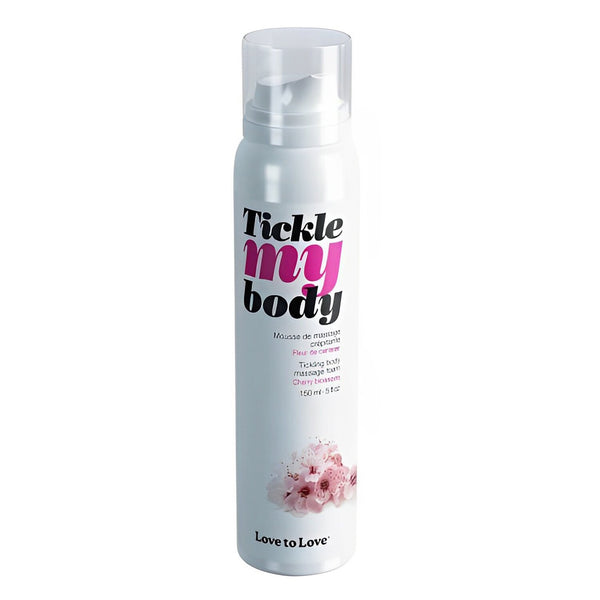 LOVE TO LOVE Tickle My Body Massage Foam - Cherry Blossom  150ml / 5oz
