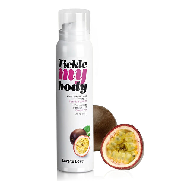 LOVE TO LOVE Tickle My Body Massage Foam - Passion Fruit  150ml / 5oz