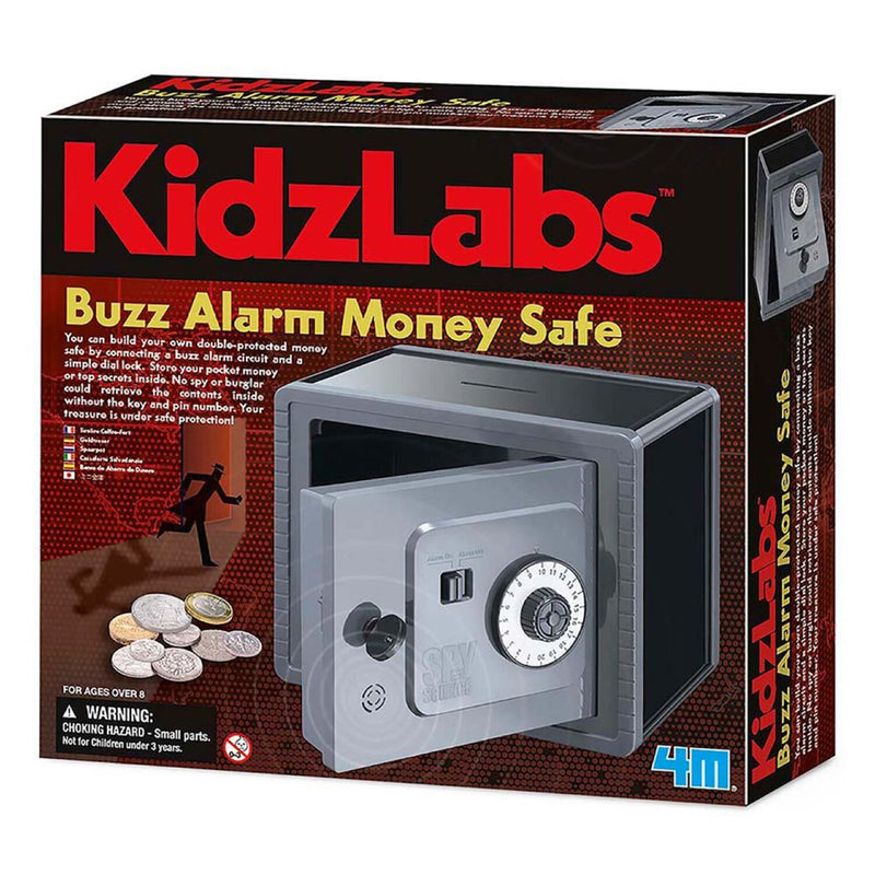 4M KidzLabs/Buzz Alarm Money Safe  39x25x22mm