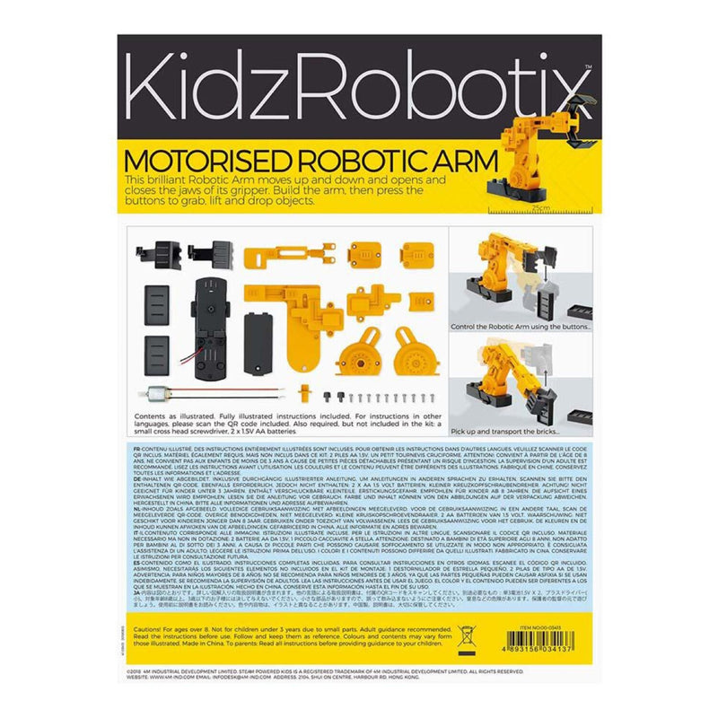 4M KidzRobotix/Motorised Robotic Arm  38x28x22mm