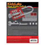 4M KidzLabs/Giant Visible Padlock  37x18x22.5mm