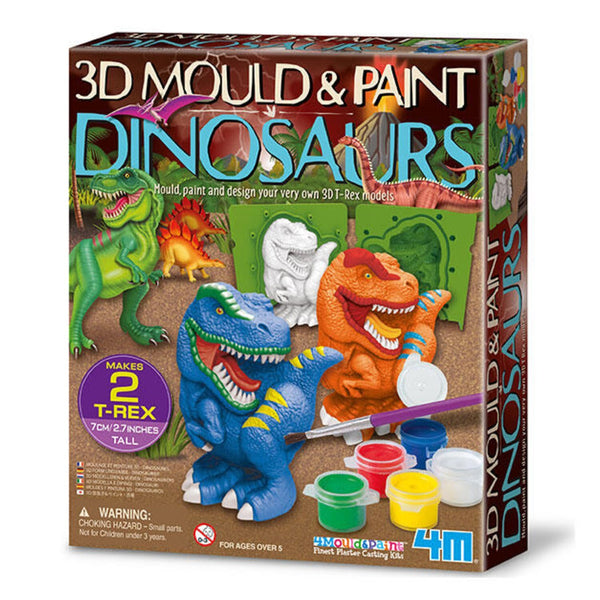 4M 3D Mould & Paint/Dinosaur  32x19x22mm