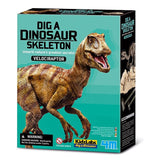 4M KidzLabs/Dig a Dinosaur Skeleton/Velociraptor  37x18x22.5mm