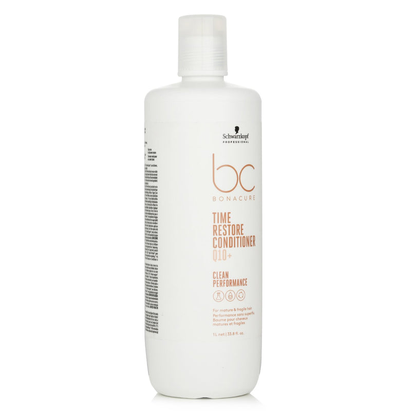 Schwarzkopf BC Bonacure Q10+ Time Restore Conditioner (For Mature and Fragile Hair)  1000ml/33.8oz