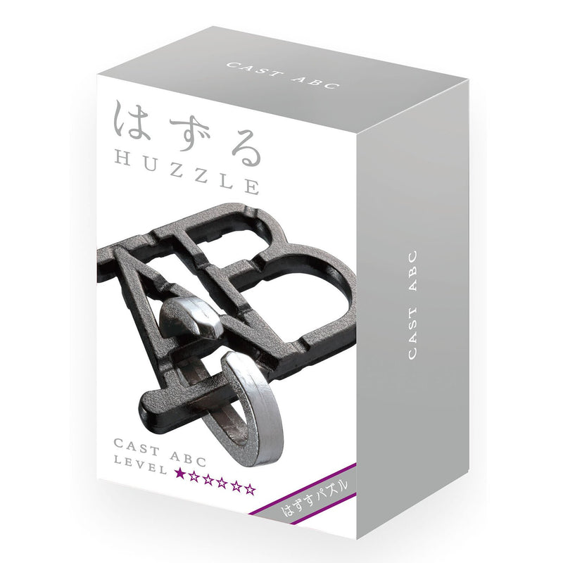 Broadway Toys Hanayama | ABC Hanayama Metal Brainteaser Puzzle Mensa Rated Level 1  75*119*45 mm