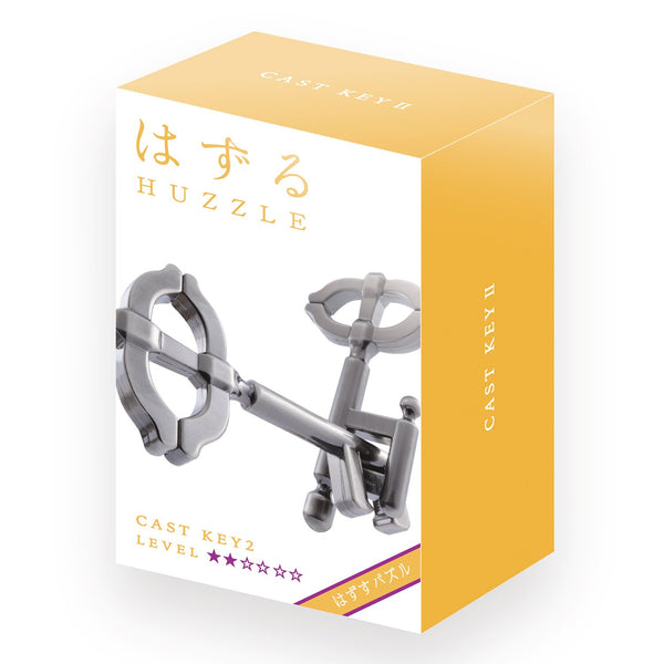 Broadway Toys Hanayama | Key II Hanayama Metal Brainteaser Puzzle Mensa Rated Level 2  75*119*45 mm