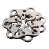 Broadway Toys Hanayama | Snow Hanayama Metal Brainteaser Puzzle Snow Rated Level 2  75*119*45 mm