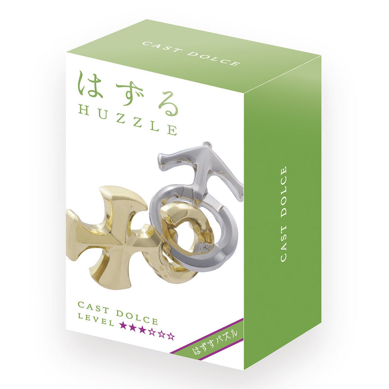 Broadway Toys Hanayama | Dolce Hanayama Metal Brainteaser Puzzle Mensa Rated Level 3  75*119*45 mm