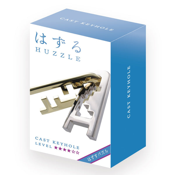 Broadway Toys Hanayama | Keyhole Hanayama Metal Brainteaser Puzzle Mensa Rated Level 4  75*119*45 mm