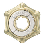 Broadway Toys Hanayama | Valve Hanayama Metal Brainteaser Puzzle Valve Rated Level 4  75*119*45 mm