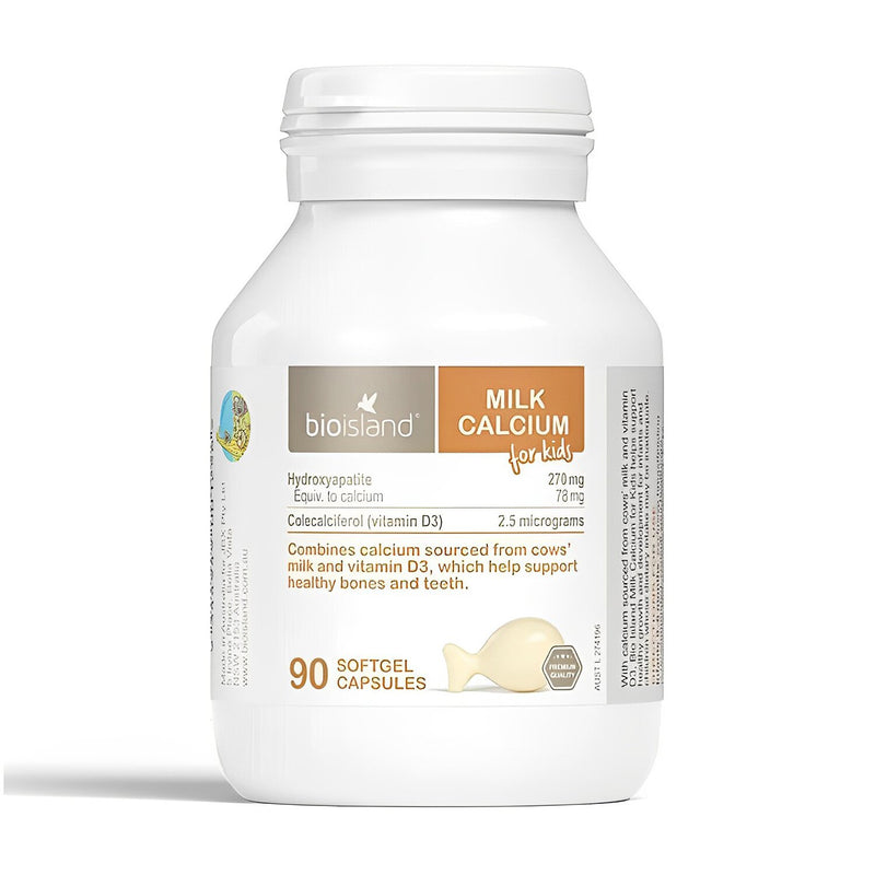 Bioisland Bioisland Milk Calcium - 90 Capsules  90pcs