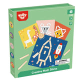 Tooky Toy Co Creative Math Sticks  22x22x3cm