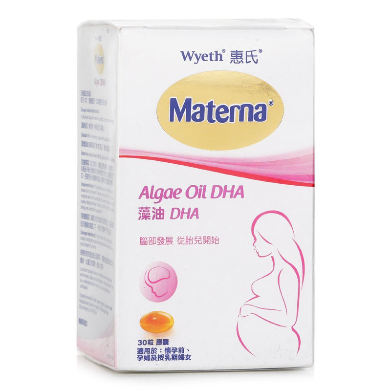 Wyeth Materna Algae Oil DHA - 30 Capsules (suitable for pregnant women)  30pcs