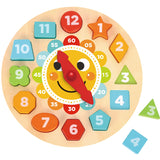 Tooky Toy Co Clock Puzzle  22x22x3cm