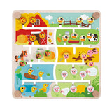 Tooky Toy Co Alphabet & Farm Maze  30x30x4cm