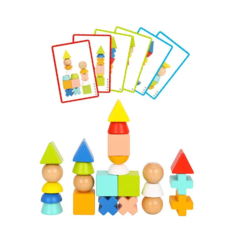 Tooky Toy Co Stacking Game  24x24x5cm