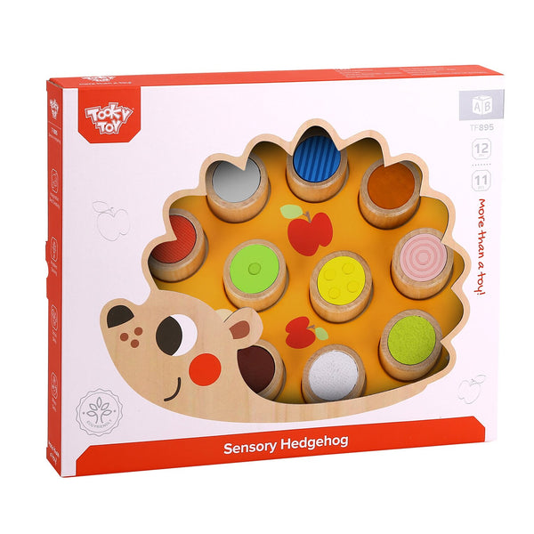 Tooky Toy Co Sensory Hedgehog  28x22x3cm