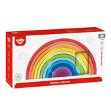 Tooky Toy Co Rainbow Stacker 12pcs  38x19x6cm