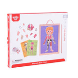 Tooky Toy Co Body Magnetic Chart  30x40x1cm